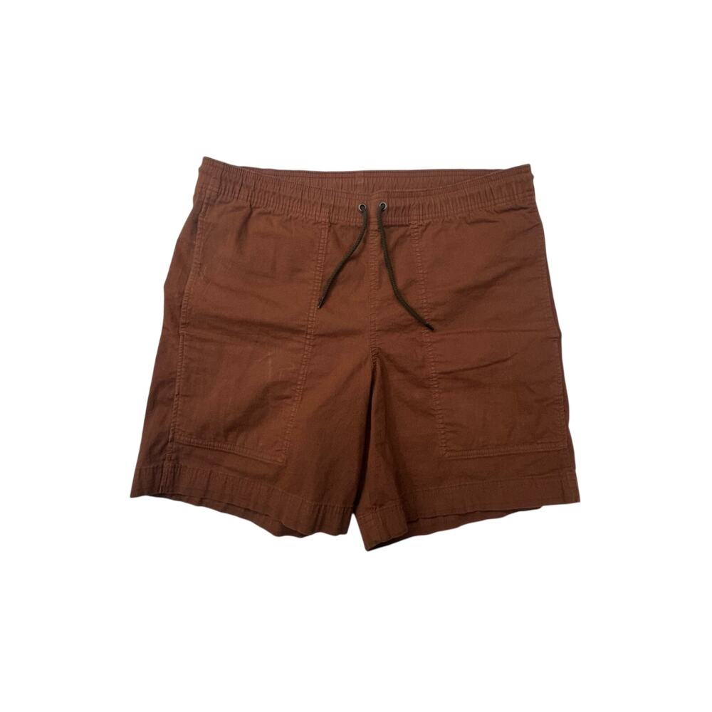 Filson Men's Small Burnt Orange Elastic Drawstring Shorts